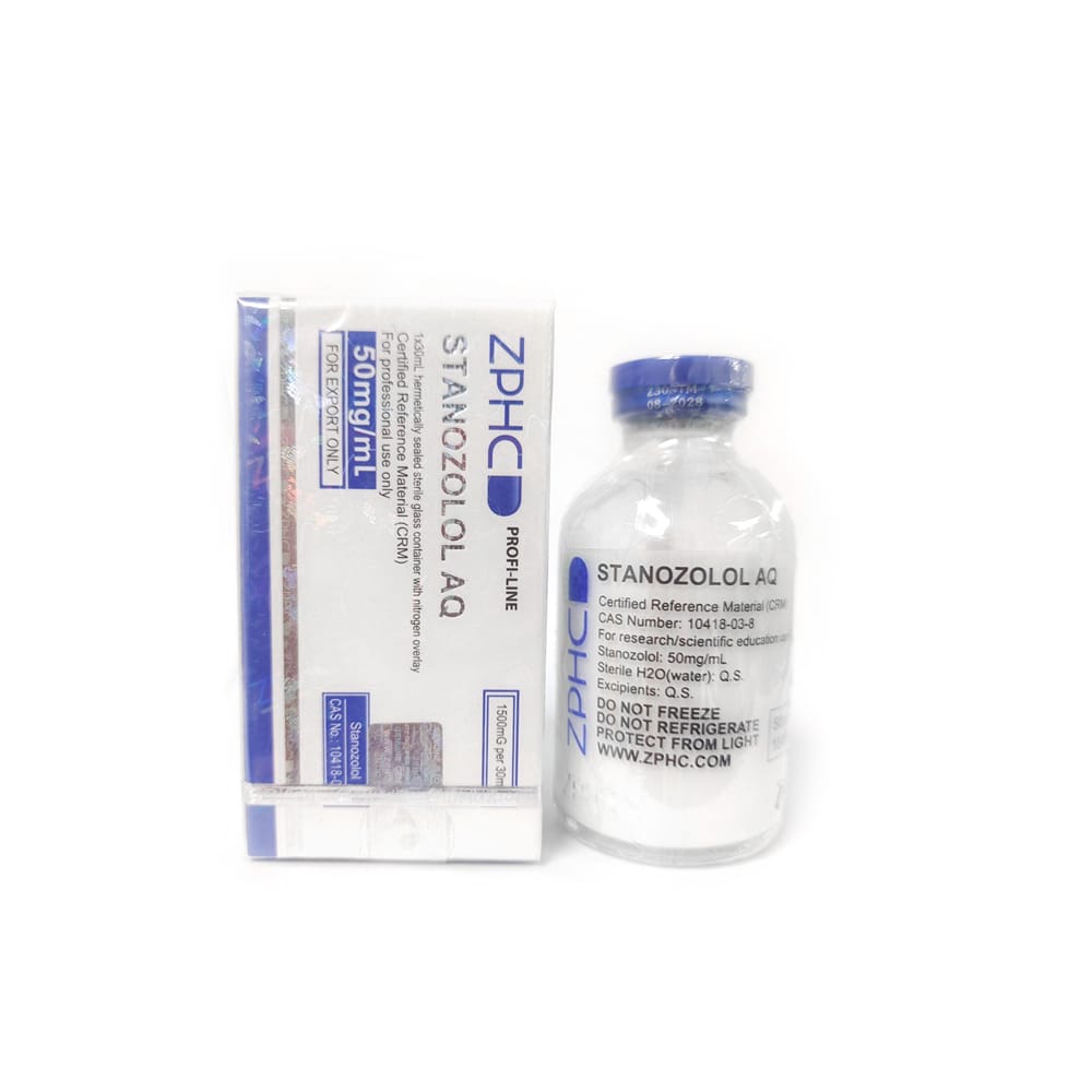 Stanozolol AQ ZPHC 50 mg/ml — 30-ml water suspension (1 500 mg)