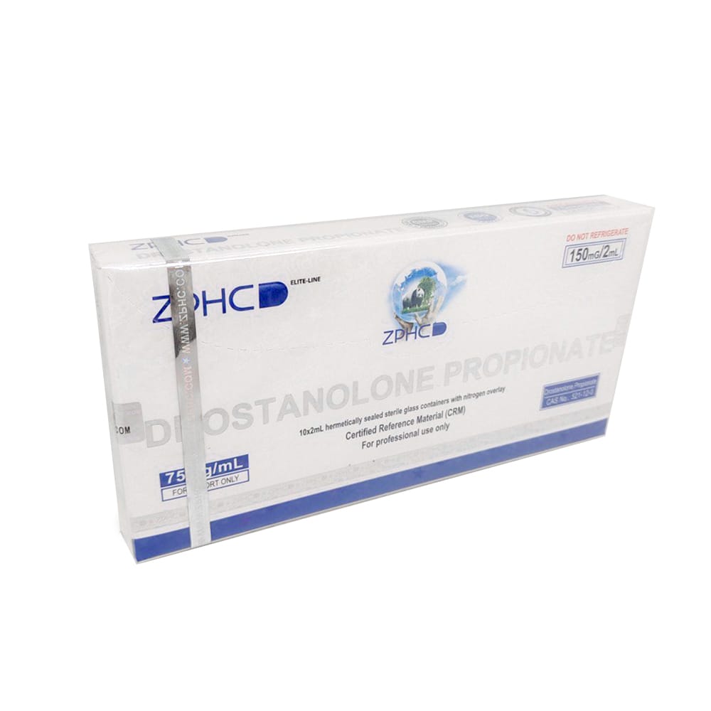 Drostanolone Propionate ZPHC 75 mg/ml — box with 10 × 2 ml ampoules (1 500 mg)