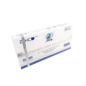 Methenolone Enanthate ZPHC 100 mg/ml — box with 10 × 2 ml ampoules (2 000 mg)
