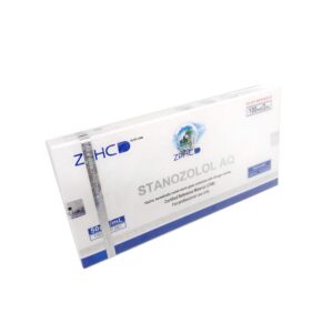 Stanozolol AQ ZPHC 50 mg/ml — box with 10 × 2 ml ampoules (1 000 mg)