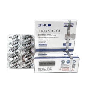 Blister showing 100 Ligandrol ZPHC tablets, each 10 mg LGD-4033 dose