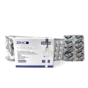 RAD-150 TLB-150 ZPHC 20 mg oral SARM — front box of 100 tablets